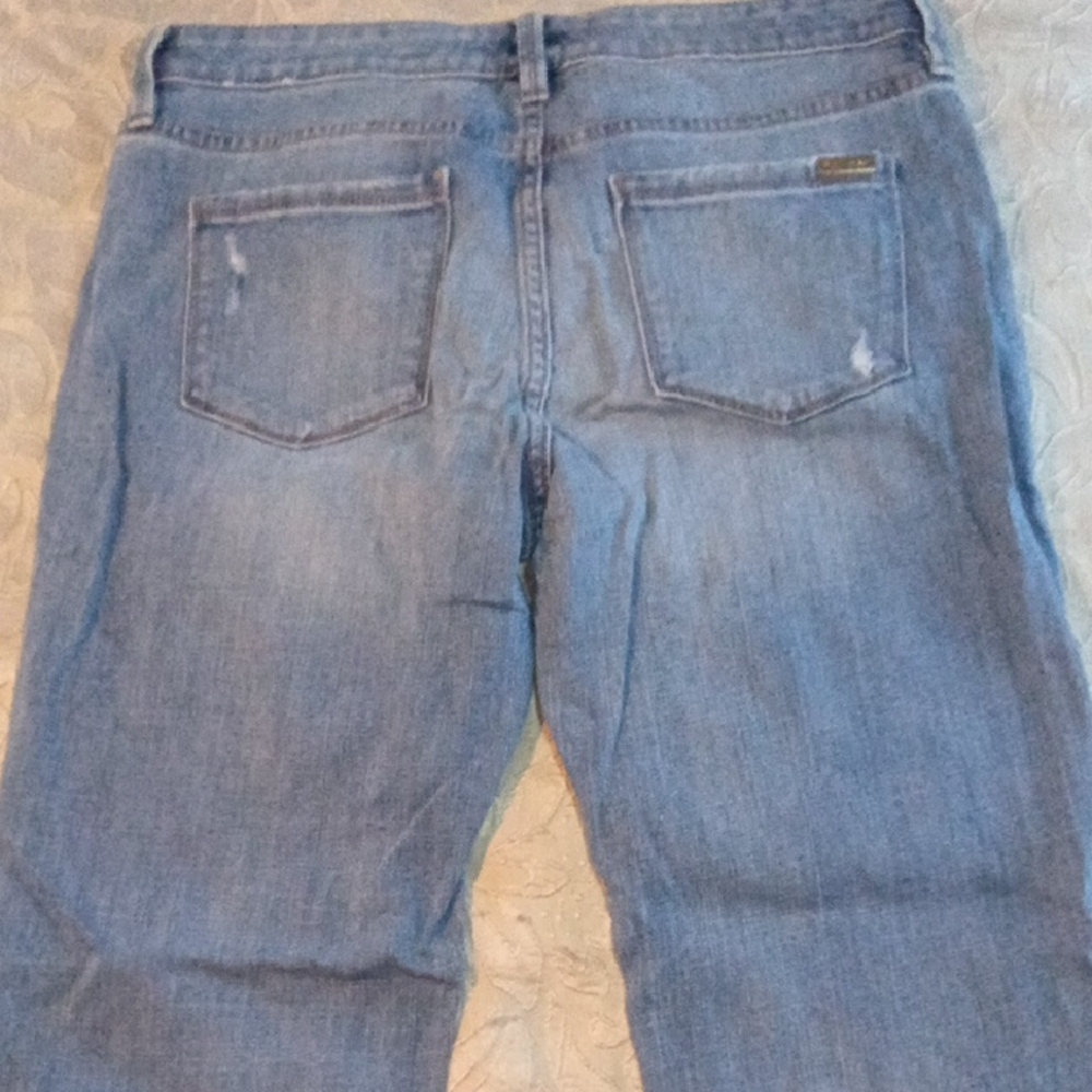 White House Black Market Light Blue Straight Leg Jeans - Picture 7 of 8
